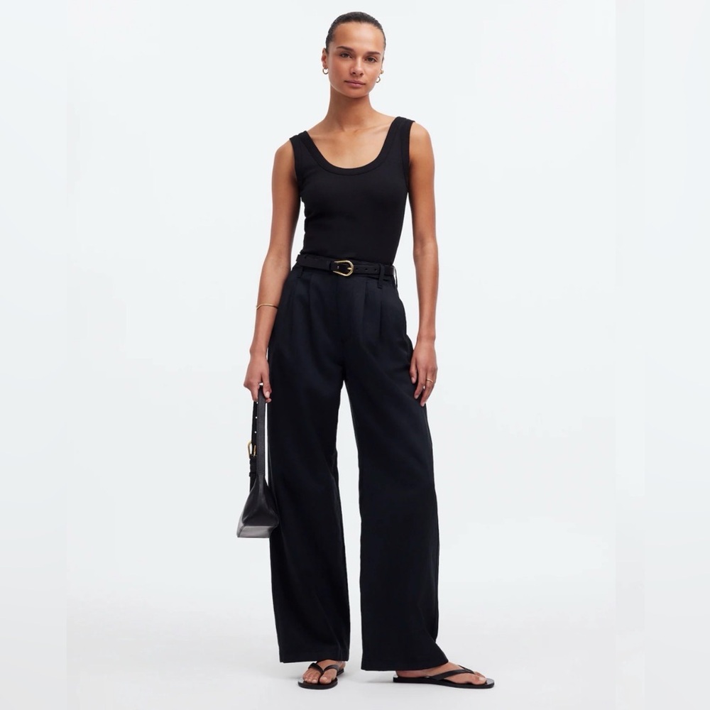Madewell petite Harlow wide-leg pants